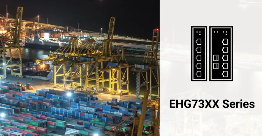 EHG730X Unmanaged Ethernet Switches For Rugged Outdoor Applications