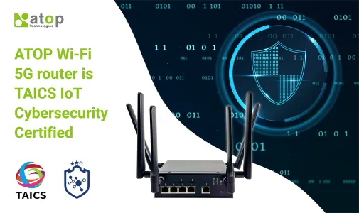CWR5805 is first 5G router to receive the TAICS IoT Cybersecurity Level 2 certification