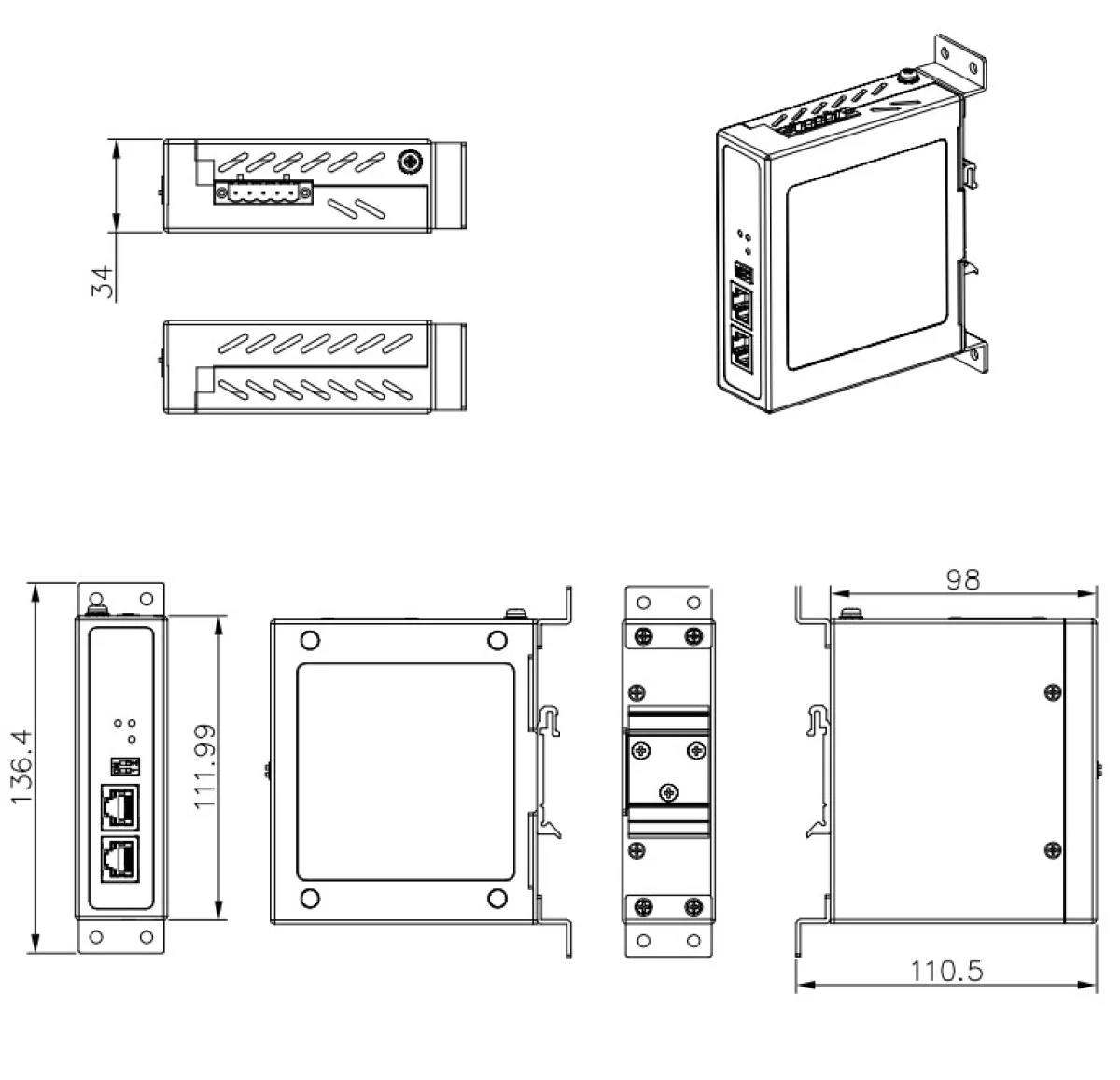 DIMENSIONS & LAYOUT