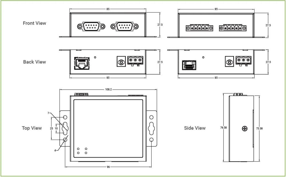 DIMENSIONS & LAYOUT