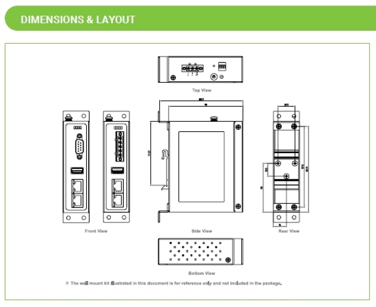 DIMENSIONS & LAYOUT