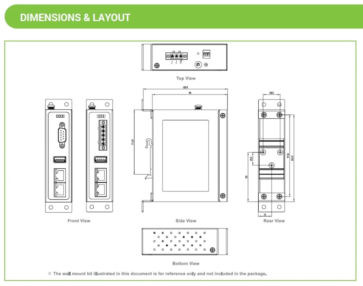 DIMENSIONS & LAYOUT